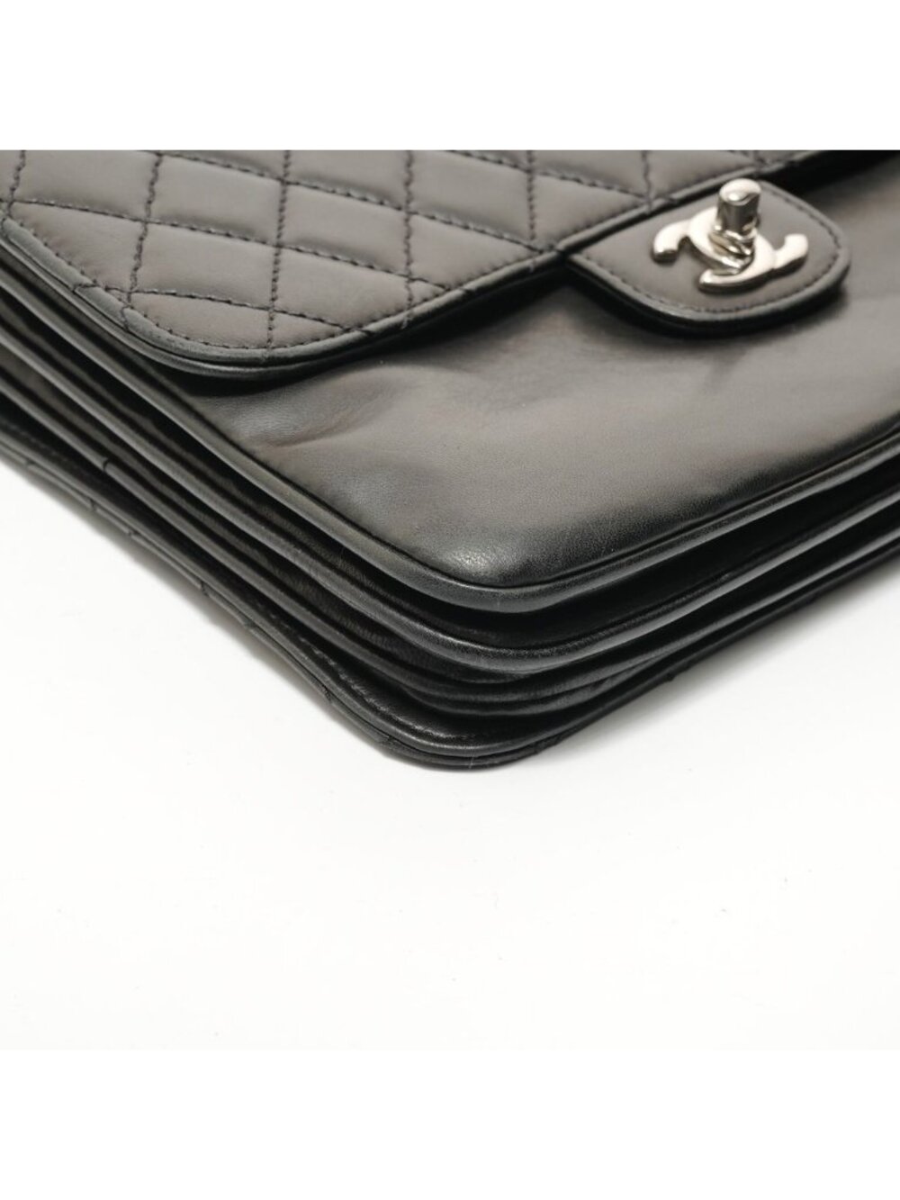 Chanel Shoulder Bag Lambskin Quilted Silver - Picture 5 of 10